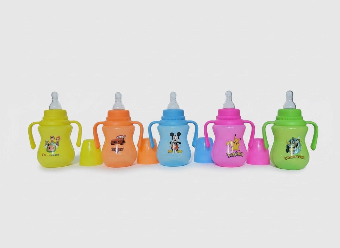 Funky Gold Baby feeder with handle (Large)