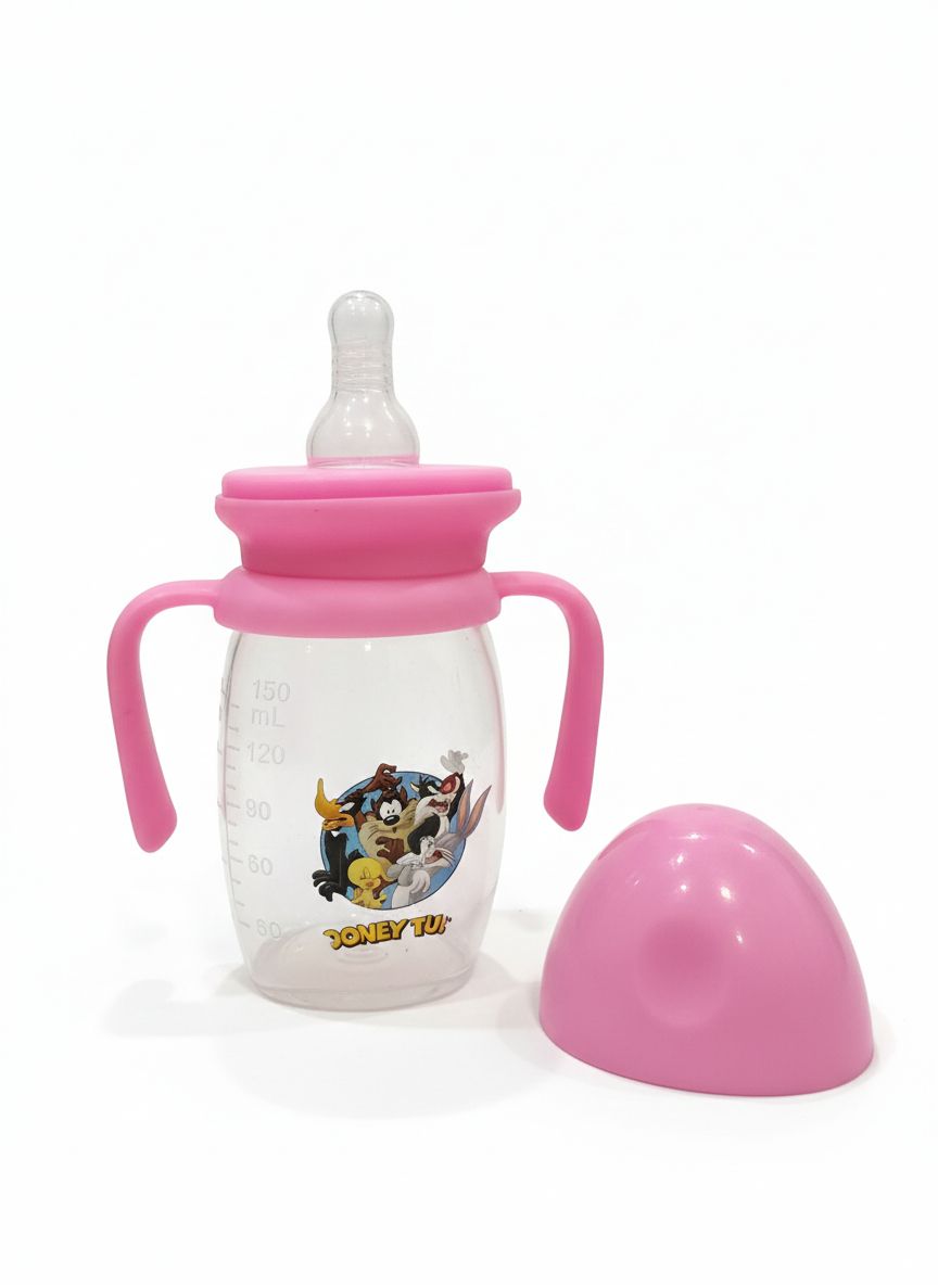 Transparent Soft Sip Baby Feeder with Handle (medium)