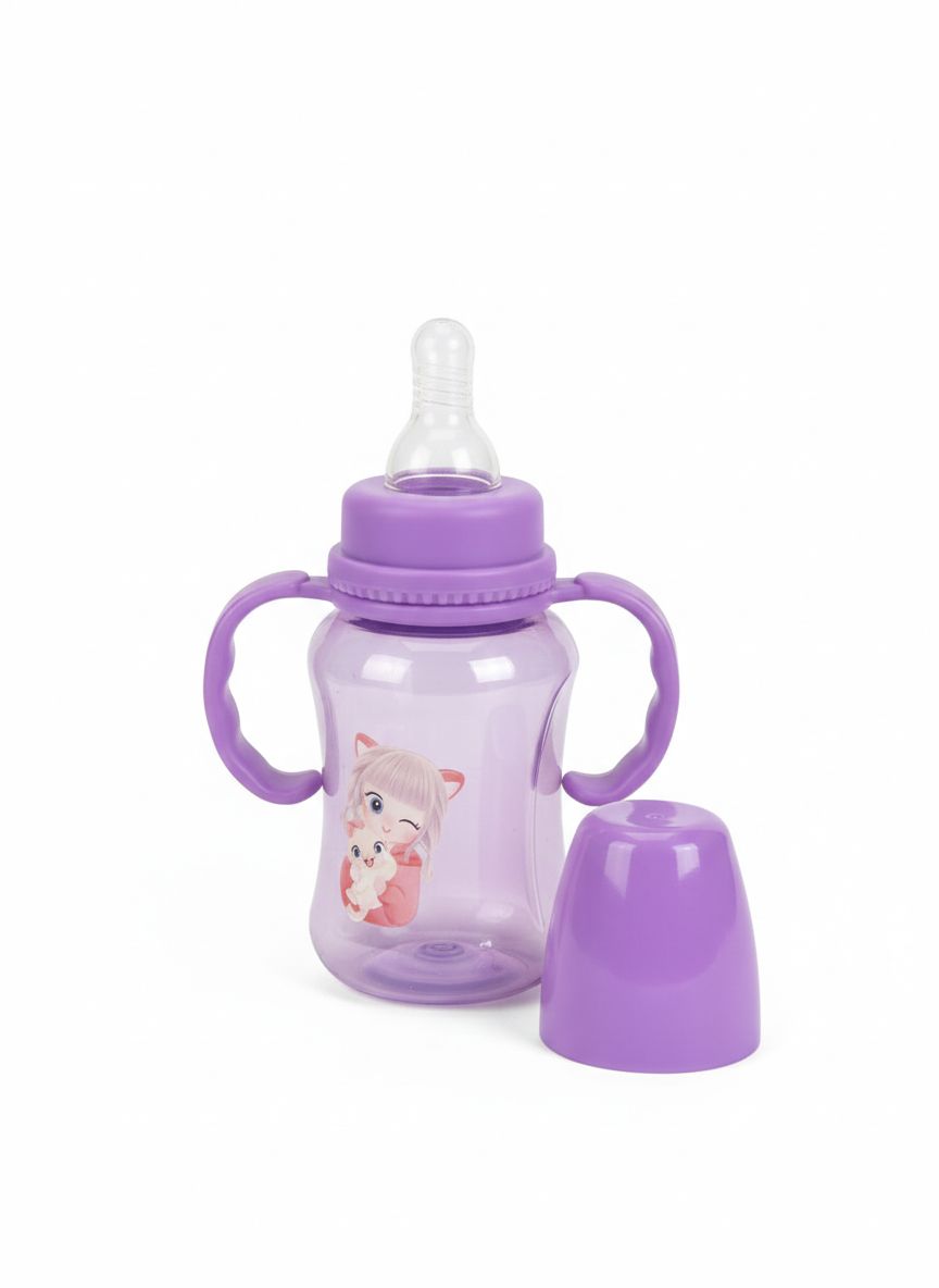 Tinted Stylish Baby feeder with handle (medium)