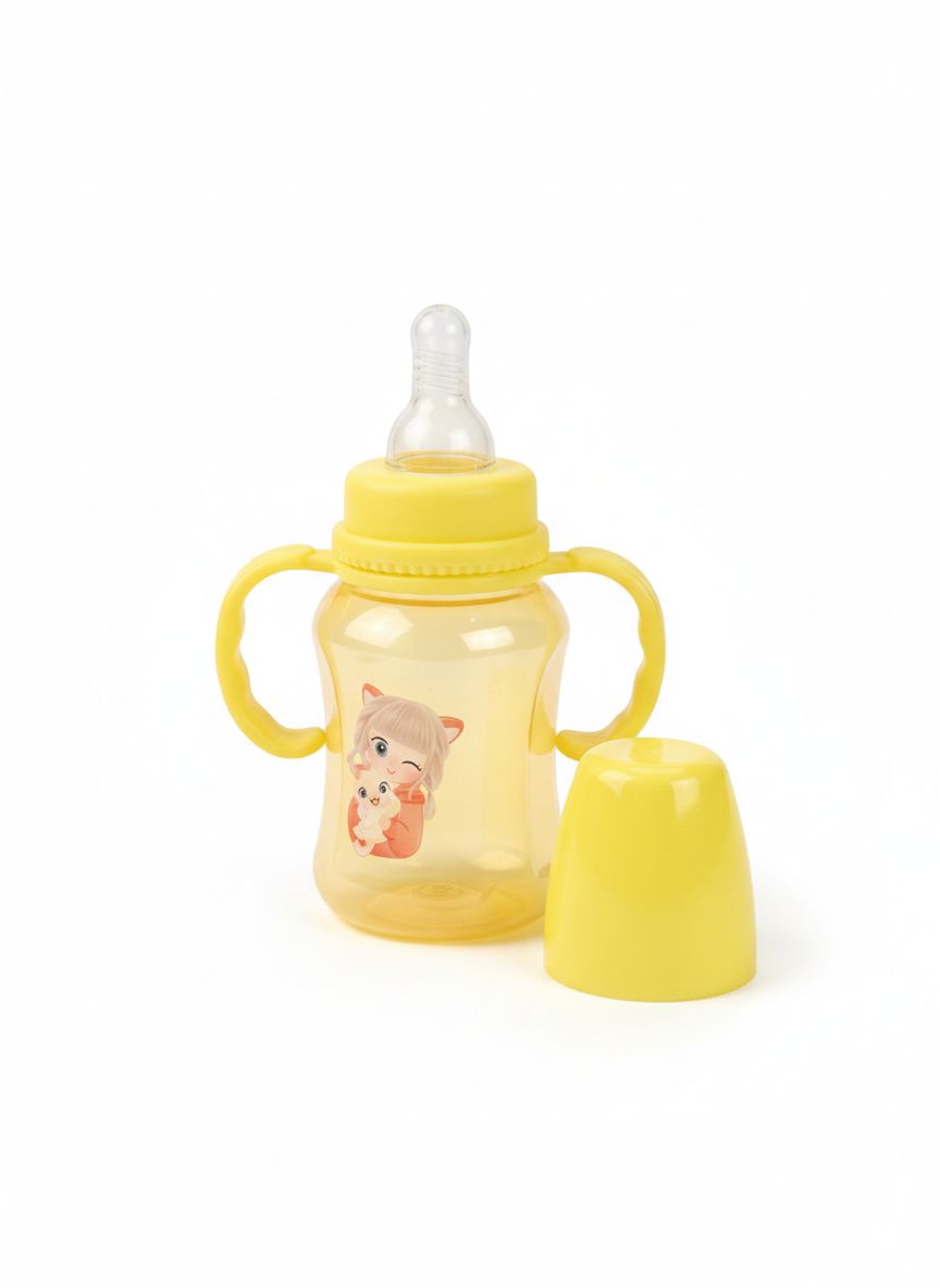 Tinted Stylish Baby feeder with handle (medium)