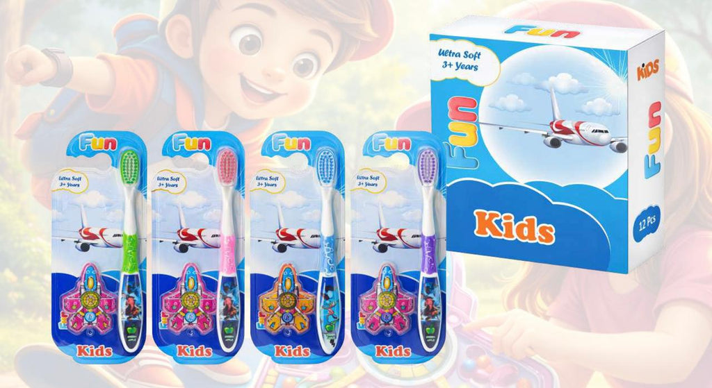 Kids Toothbrush (Plane Maze)