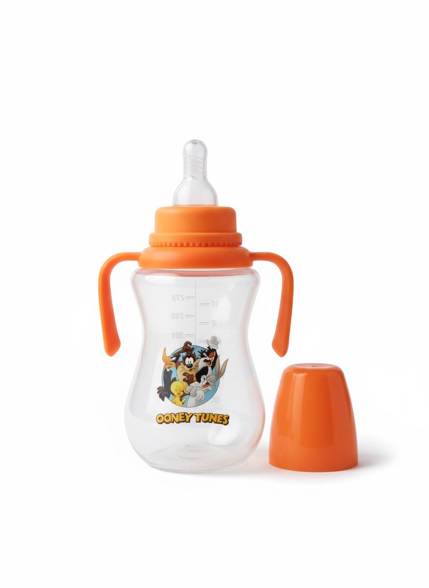 Transparent Gold Baby feeder with handle (Large)