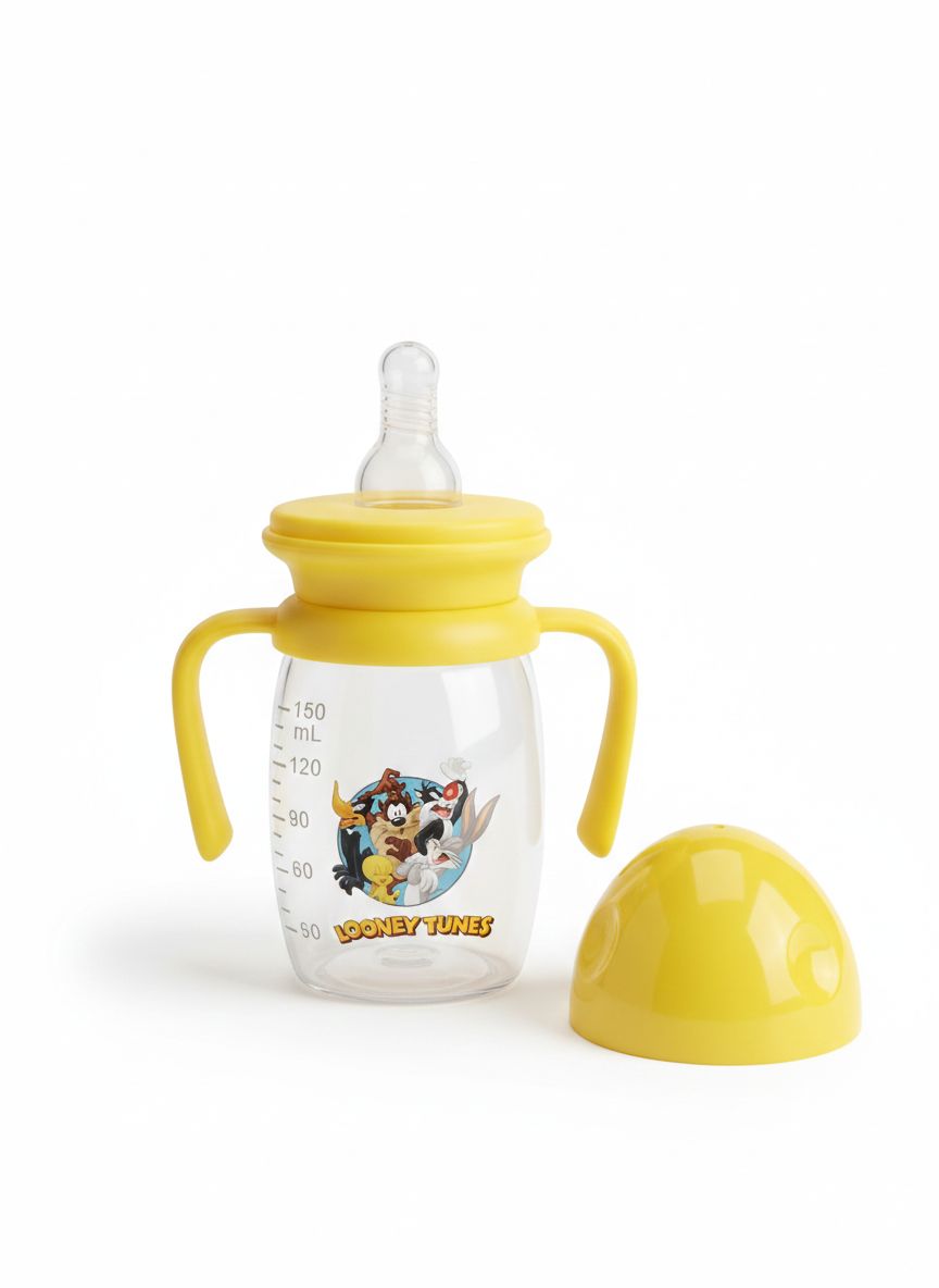 Transparent Soft Sip Baby Feeder with Handle (medium)