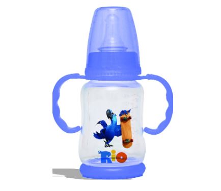 Transparent Soft Sip Baby Feeder with handle (medium)