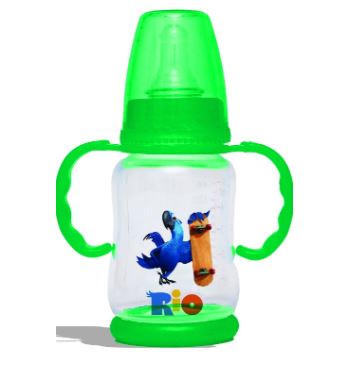 Transparent Soft Sip Baby Feeder with handle (medium)