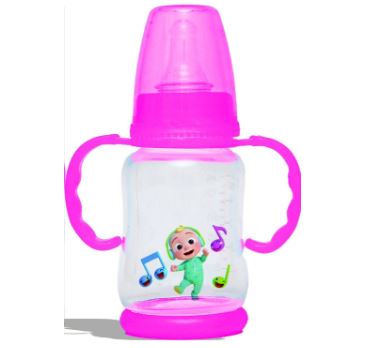 Transparent Soft Sip Baby Feeder with handle (medium)